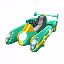 green speeder speeder jetsetter kart mario kart