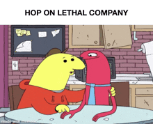 Lethal Company Smiling Friends GIF - Lethal Company Smiling Friends Quartle GIFs