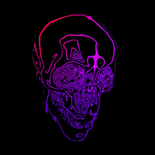 Skull Neon GIF - Skull Neon Lights GIFs