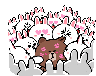 Cony And Brown Cony Sticker - Cony And Brown Cony Brown Stickers
