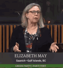 Elizabeth May Saanich Gulf Islands GIF - Elizabeth May Saanich Gulf Islands Green Party GIFs