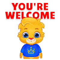 Welcome Youre Welcome Sticker