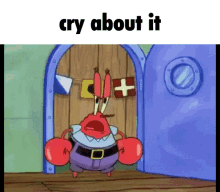 Cry About It Spongebob Meme GIF - Cry About It Spongebob Meme Spongebob GIFs
