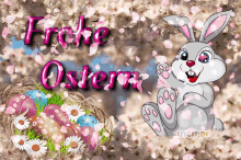 frohe ostern osterhase