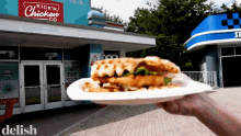 Cinnamon Waffle Blt Sandwich Blt GIF