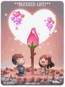 Blessed Life Heart GIF - Blessed Life Heart Love GIFs