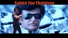 Salute You Thalaivaa Rajinikanth GIF - Salute You Thalaivaa Rajinikanth Rajini GIFs