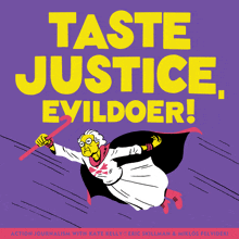 taste justice evildoer grandma superhero old lady action journalism