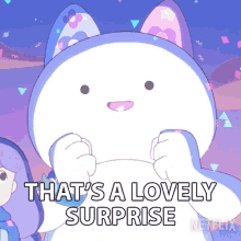 Thats Lovely Surprise Moully GIF - Thats Lovely Surprise Moully Bee And Puppycat GIFs