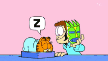 Sleeping Jon Arbuckle GIF - Sleeping Jon Arbuckle Garfield GIFs