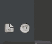 a screenshot of a computer screen with a smiley face next to a file .