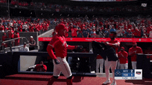 a baseball game is being played in canada and the score is ny 2 tor 1