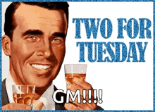 Two For Tuesday Drinks GIF