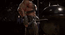 Mortal Kombat Kano GIF - Mortal Kombat Kano Bbq GIFs
