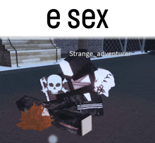 strange adventurer is the name of the person shown in this image