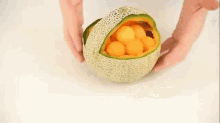 Cantaloupe Food Art GIF