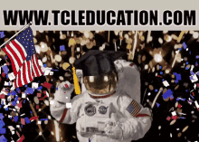 celebrate confetti astronaut tcl education fourth of july