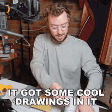It Got Some Cool Drawings In It Peter Draws GIF - It Got Some Cool Drawings In It Peter Draws Theres Some Few Drawings In It GIFs