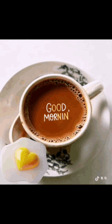 Good Morning Coffee GIF - Good Morning Coffee Heart GIFs