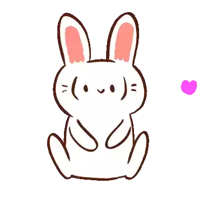 Love Catscafe Sticker - Love Catscafe Bunny Stickers