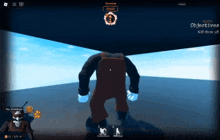 a screenshot of a video game with the objective to kill them all at the top