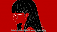 little red riding hood is young she 's naive written on a red background