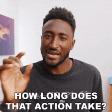 How Long Does That Action Take Marques Brownlee GIF - How Long Does That Action Take Marques Brownlee What'S The Time Frame For That Task GIFs