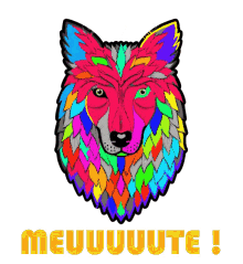 meute la meute la meute officielle wolf colorful