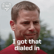 I Got That Dialed In Chris Cederstrand GIF - I Got That Dialed In Chris Cederstrand Canadas Ultimate Challenge GIFs