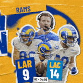 Los Angeles Chargers (14) Vs. Los Angeles Rams (9) Second Quarter GIF - Nfl National Football League Football League GIFs