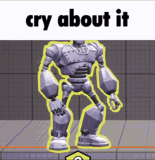 Cry About It Multiversus GIF - Cry About It Multiversus Iron Giant GIFs