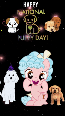 National Puppy Day Happy National Puppy Day GIF