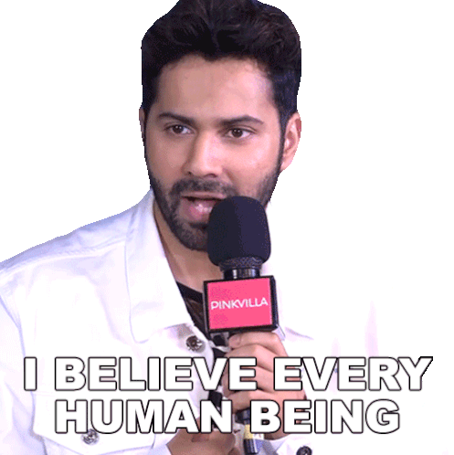 I Believe Every Human Being Is Good Pinkvilla Sticker - I Believe Every Human Being Is Good Pinkvilla Every Person Is Good In My Opinion Stickers