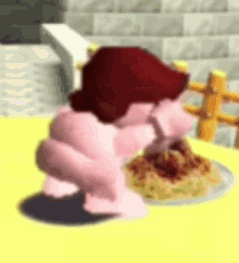 Mario Spaghetti GIF - Mario Spaghetti Naked Mario GIFs