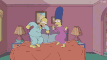 Jump GIF - Margesimpson Thesimpsons Party GIFs