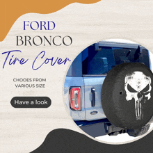 Bronco Tire Cover Bronco Spare Tire Cover GIF - Bronco Tire Cover Bronco Spare Tire Cover Custom Jeep Tire Covers GIFs