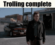 Walter White Trolling Complete GIF - Walter White Trolling Complete Walking Away GIFs