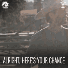 Alright Heres Your Chance Walker GIF - Alright Heres Your Chance Walker Ryan Bingham GIFs