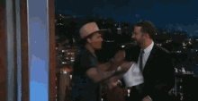 Johnny Depp Jimmy Kimmel GIF - Johnny Depp Jimmy Kimmel Kiss GIFs