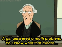 Family Guy A Girl Answered A Math Problem GIF - Family Guy A Girl Answered A Math Problem A Witch GIFs