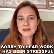 Sorry To Hear Work Has Been Stressful Bonnie Wright GIF