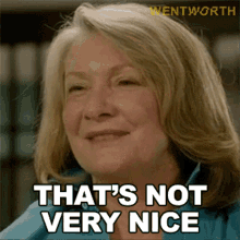 Thats Not Very Nice Jacs Holt GIF - Thats Not Very Nice Jacs Holt Wentworth GIFs