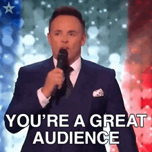 You'Re A Great Audience Ant Mcpartlin GIF