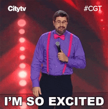 Im So Excited David Green GIF - Im So Excited David Green Canadas Got Talent GIFs