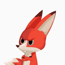 fox cute angry mad