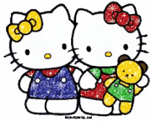 Hello Kitty Glitter GIF - Hello Kitty Glitter GIFs