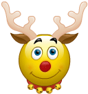 Christmas Rudolph Sticker - Christmas Rudolph Reindeer Emoji Stickers