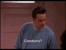 Condoms Issue.. GIF - Friends Condoms Matthew Perry GIFs