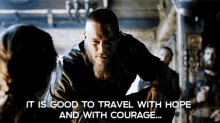 Courage GIF - Vikings Ragnar Hope GIFs