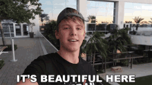 Its Beautiful Here Carson Lueders GIF - Its Beautiful Here Carson Lueders Nice View GIFs
